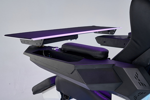 Fauteuil inclinable zéro gravité de haute qualité au design moderne avec massage et réglage, Imperator Works <span class=keywords><strong>Cluvens</strong></span> R1pro, pour 3 écrans - Product Image 4
