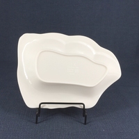 Vaisselle en mélamine créative Assiettes à dîner de restaurant Assiette à pâtes en plastique en forme de feuille personnalisée Assiette à desserts réutilisable incassable