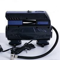 Compresseur d'air portable électrique DC 12V de haute qualité, 19 cylindres, mini, pour voiture, gonfleur de pneus, débit d'air 20L/min, charge en 8-10 min