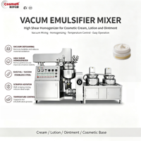 Mélangeur émulsifiant sous vide en acier inoxydable, homogénéisateur hydraulique personnalisé OEM, machine de mélange pour les soins cosmétiques de la peau