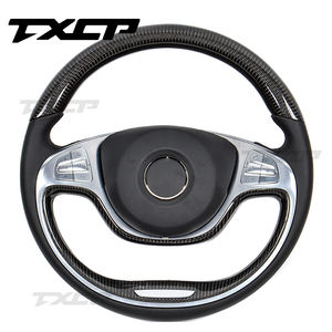 <span class=keywords><strong>Volant</strong></span> en Fiber de carbone pour Mercedes Benz <span class=keywords><strong>AMG</strong></span> GT C63 S320 W205 W166 W177 W204 W217 W222 C63 E63 S63 G63 GT63 GLE63 GTS <span class=keywords><strong>GTR</strong></span> - Product Image 1