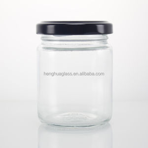 Tarro de vidrio redondo transparente de 100ml de grado alimenticio <span class=keywords><strong>para</strong></span> mermelada, miel, pepinillo, <span class=keywords><strong>Nido</strong></span> de Pájaro, almacenamiento de alimentos con tapa de Metal - Product Image 3