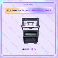 Lecteur multimédia de voiture Android 2 Din 10 pouces, radio, GPS, navigation, stéréo universelle avec caméra pour Honda Accord 8ème génération 2008-2013