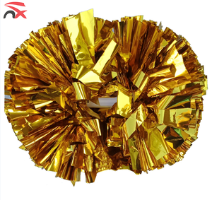 Venta al por Mayor <span class=keywords><strong>de</strong></span> Fábrica: Productos <span class=keywords><strong>de</strong></span> <span class=keywords><strong>Pompones</strong></span> con Flores Tejidas a Mano <span class=keywords><strong>para</strong></span> Animadoras, Actividades Deportivas y Animación - Product Image 1