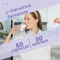 Complément Alimentaire en Capsules de L-Carnitine Tartrate pour Améliorer l'Endurance à l'Exercice, les Antioxydants et Stimuler le Métabolisme - Capsules EGCG