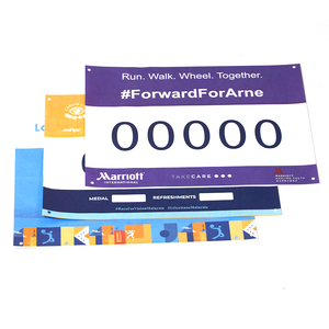 Numéros de dossard de course de <span class=keywords><strong>marathon</strong></span> imprimés en couleur, logo personnalisé, numéros de dossard de football en papier Tyvek imperméable réversibles avec numéros - Product Image 6