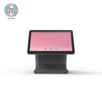 Terminal POS con Pantalla Táctil Android de 15.6 Pulgadas, Lector QR de 80mm, Software Gratuito para Comida Rápida, Solución de Caja Registradora, Wi-Fi 6, Bluetooth 5.2, 1 Año de Garantía