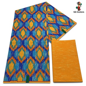 2 + 4yards bán buôn phi sáp in vải quần áo chất liệu dệt may Châu Phi ankara phi in sáp vải - Product Image 5