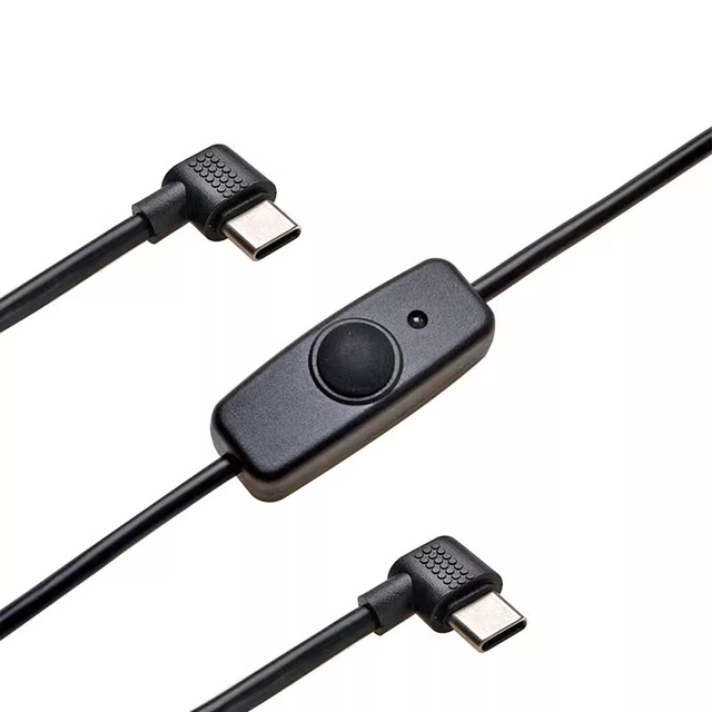 1M USB C to USB Type C 3A Fast Charging Data Cable With LED Indicator and Button Switch