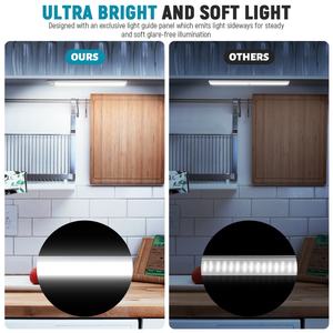 Lámpara Nocturna Inteligente Inalámbrica con Sensor de Movimiento Magnético, Recargable por USB, Luz LED para Armario, Guardarropa y Debajo del Gabinete - Product Image 4