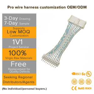 Otomotiv Sınıfı PVC Çoklu Pinli Kablo Röle Konnektörleri Bilgisayar Araç Kablo Demetleri için Standart Boyutlar IP67 Dereceli - Product Image 3