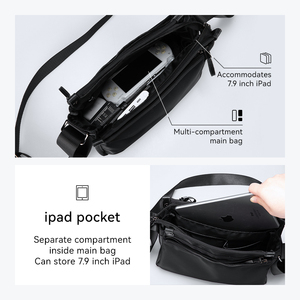 Mark Ryden Bolsa de ombro esportiva multifuncional para homens, bolsa mensageiro para ciclismo, mochilas L_MR422, direto da fábrica - Product Image 3