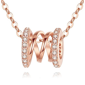 Collier pendentif pour femme, chaîne fine classique pour clavicule, bijoux de mode - Product Image 1