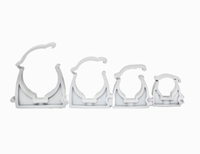 Clip de fixation rigide en PVC pour conduit, protection des fils électriques, résistant au feu, étanche, -10~+70, 1/4 po