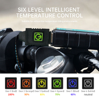 WUPP Housse de poignée chauffante pour moto à installation facile, USB 5V, coussin chauffant pour guidon, puissance 7W-12W, température de fonctionnement de -20°C à +50°C, utilisation hivernale
