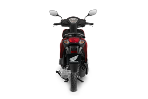 Moto automatique rouge premium 110cc, scooter urbain léger à essence, moteur refroidi par air, économique en carburant - Product Image 4