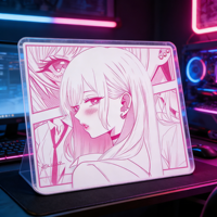 Tapis de souris de jeu ATK Anime Reverie Soft 490*420*4mm, design à bords concaves, surface de suivi équilibrée, antidérapant, en Poron