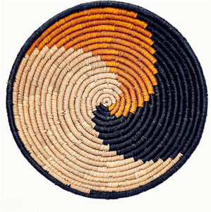 Lot de 4 paniers muraux faits <span class=keywords><strong>à</strong></span> la main Décoration de salle de bain 24 2 paniers bohèmes en rotin rond pour 8 <span class=keywords><strong>à</strong></span> <span class=keywords><strong>accrocher</strong></span> sur une belle canne en bambou nouveau tissé - Product Image 5