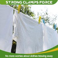 100 pinces à linge colorées en bois, pinces à linge colorées pour l'artisanat 2,9 pouces, pinces à linge pour suspendre dans la salle de classe