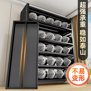 ตู้เก็บของเหล็กหลายชั้น สำหรับจัดเก็บของเล่นอเนกประสงค์ ป้องกันฝุ่น ป้องกันแสงแดด สำหรับระเบียง แบบตั้งพื้น รูปทรงสี่เหลี่ยมผืนผ้า - Product Image 3