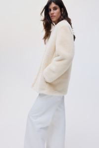Chaqueta de Maternidad con Bolsillos para Usar Antes y Después del Bebé, Chaqueta de Forro Polar, Abrigo <span class=keywords><strong>Parka</strong></span> para Mujer, Chaqueta de Invierno de Lujo para Lactancia, 100% Poliéster - Product Image 4