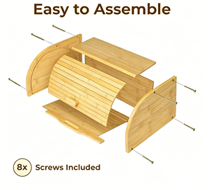 Factory Direct Large Capacity <strong>Storage</strong> Bread Box for Homemade Bread Extra Top <strong>Storage</strong> - Product Image 4