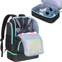 Mochila Deportiva para Pickleball OEM Nueva, de Gran Capacidad, Impermeable, con Reducción de Carga, Plegable, con Separación para Ropa Seca y Mojada, Resistente al Desgaste, de Oxford