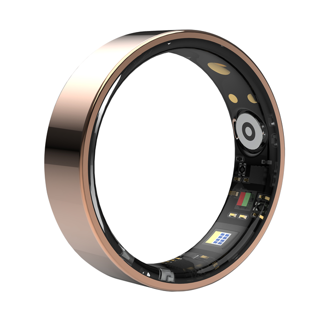 2025 Blood Oxygen Heart Rate Monitoring Smart Ring 10atm Waterproof Healthy Sleep Tracking Ring with Charging case
