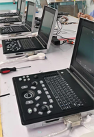 Échographe vétérinaire portable EURVET, système numérique complet pour ordinateur portable, pour le diagnostic de la gestation animale