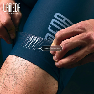 Pantaloncini da Ciclismo Imbottiti LAMEDA Personalizzati per Uomo, <span class=keywords><strong>Shorts</strong></span> da Bici Senza Cuciture Traspiranti, Abbigliamento da Ciclismo ODM, Pantaloni Aderenti da Bicicletta da Strada - Product Image 3