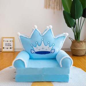 Toddler trẻ em 120cm ba có thể gập lại phim hoạt hình sofa trẻ em mềm sang trọng dễ thương Bông Bảo vệ chỗ ngồi bé chơi ghế <span class=keywords><strong>Lounger</strong></span> - Product Image 4