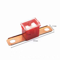Fusible automobile PAL 13/16 à borne mâle coudée 32V 20 30 50 70 80 100 120 Ampères, liaison fusible automobile