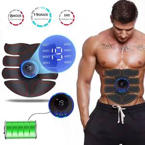 Estimulador Muscular Abdominal, Parches de Entrenamiento de Brazos ABS, Instrumento de Ejercicio Muscular, Carga USB, para Hombres, Uso en Casa - Product Image 3