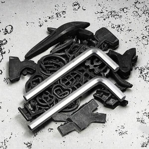 Clés Allen hexagonales en acier inoxydable de qualité industrielle, revêtement nickelé, métriques, fabriquées en Inde, support OEM personnalisé - Product Image 3