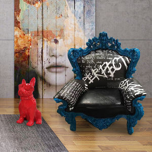 Ghế sợi thủy tinh thiết kế Ý cao cấp, màu sắc tùy chỉnh, kiểu dáng Pop Art sang trọng, dành cho phòng khách, nội thất gia đình, đang được giảm giá. - Product Image 6