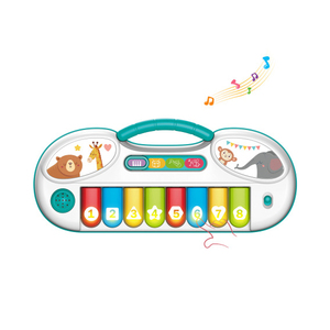 Trẻ sơ sinh nhạc cụ bé Montessori giáo dục trống/Saxophone âm nhạc/động vật âm thanh 8-phím Bàn phím đàn piano đồ chơi cho trẻ em - Product Image 1