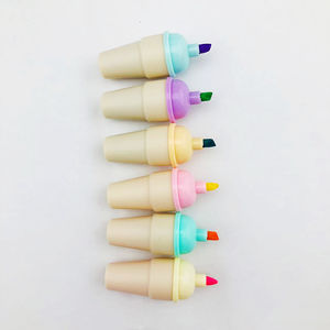 अनुकूलित मिनी बहु रंगीन मार्कर पेन स्कूल कार्यालय और बच्चों के लिए 6 रंग हाइलाइटर मार्कर - Product Image 4