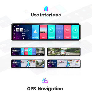 Inglese Russia controllo vocale 4G Adas Android Car videoregistratore <span class=keywords><strong>hd</strong></span> <span class=keywords><strong>1080p</strong></span> specchio telecamera telecamera specchio GPS DVR - Product Image 4