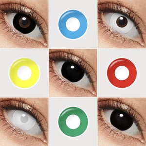 Miễn phí vận chuyển Sharingan Kính áp tròng pseyeche Halloween whiteout sclera Mason Kính áp tròng Kakashi Sasuke màu địa chỉ liên lạc - Product Image 3