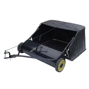 SWH4213 48 Inch Garden Lawn Sweeper Adjustable Lawn and Leaf Bag