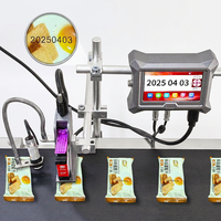 Imprimante jet d'encre automatique TIJ 12,7 mm avec date, logo et code QR pour carton, bouteilles en plastique, sacs et tubes métalliques