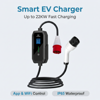 Station de recharge portable avec application Tuya, WiFi, capacités Bluetooth, station de recharge portable murale