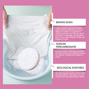 Jue Fish 10pcs Bio Enzyme Comprimés <span class=keywords><strong>De</strong></span> Nettoyage Huile Taches Alimentaires Enlever Les Vêtements Couleur Protégeant La Biotine Vêtements Tablette <span class=keywords><strong>De</strong></span> Nettoyage - Product Image 5