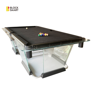Mesa de <span class=keywords><strong>Billar</strong></span> de Vidrio Personalizada de Alta Calidad, Diseño de Lujo para Interiores y Exteriores, Moderna y de Alta Gama, 9 pies - Product Image 1