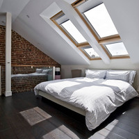 Ventanas de Techo, Ventana de Techo Fija de Vidrio con Apertura Superior de Aluminio, Eficiente Energéticamente