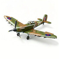 Yutong Serie Segunda Guerra Mundial, Spitfire F.Mk.la del Reino Unido, Bloques de Construcción de Aviones de Combate, Juguete de Construcción de Plástico ABS, Ensamblaje DIY para Mayores de 14 Años, Unisex