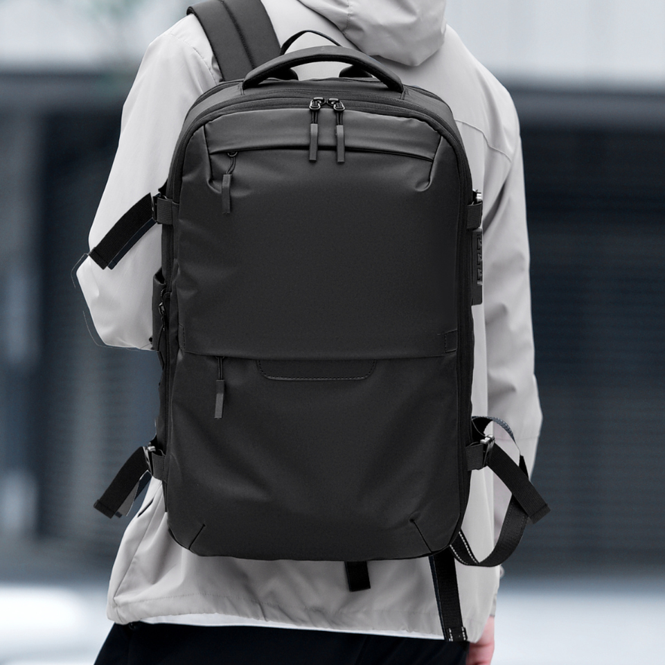 Men's Premium Travel Backpack with Combination Lock - Anti-Theft for ...