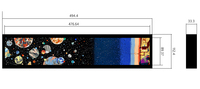 Monitor LCD da 19 pollici con display tft a barra allungata orizzontale per negozio