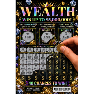 Eco-Friendly Scratch Card Suppliers Custom Scratch Off Ticket Printing Lottery Tickets - Product Image 1