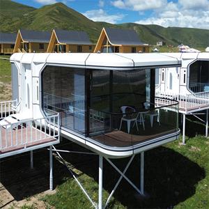 Maison conteneur moderne, maison mobile, structure en acier léger, hôtel, camping-car, design de camping - Product Image 1
